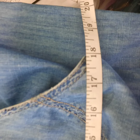 ❤️ Stunning Blue Denim 70,s HalterSummer  Dress - Picture 11 of 13